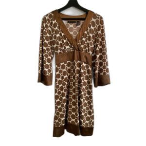 INC International Concepts M Babydoll Midi Dress, Satin Trim, Coquette Feminine